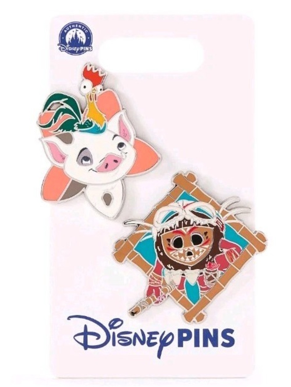 2025 Disney Parks Moana Pua Hei Hei & Kakamora OE 2 Pin Set